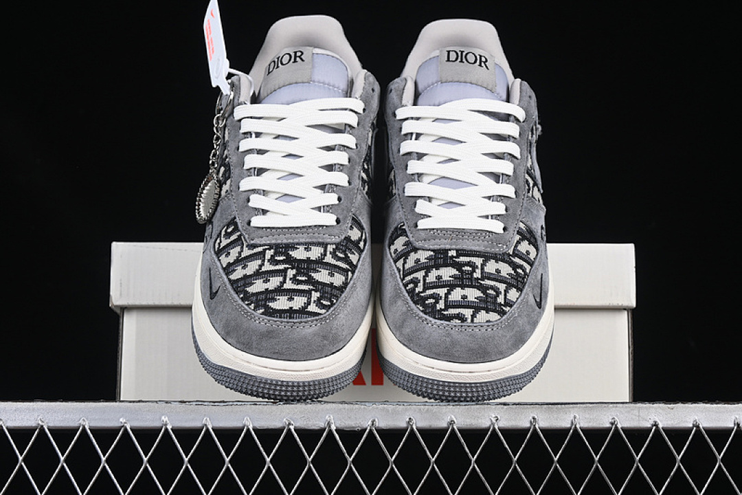 Nike [KK1988-056]-[AIR FORCE 1 07 LOW WHITE/GREY/BLACK]-[WOMAN:36-39]-[MAN:40-45] - Image 13