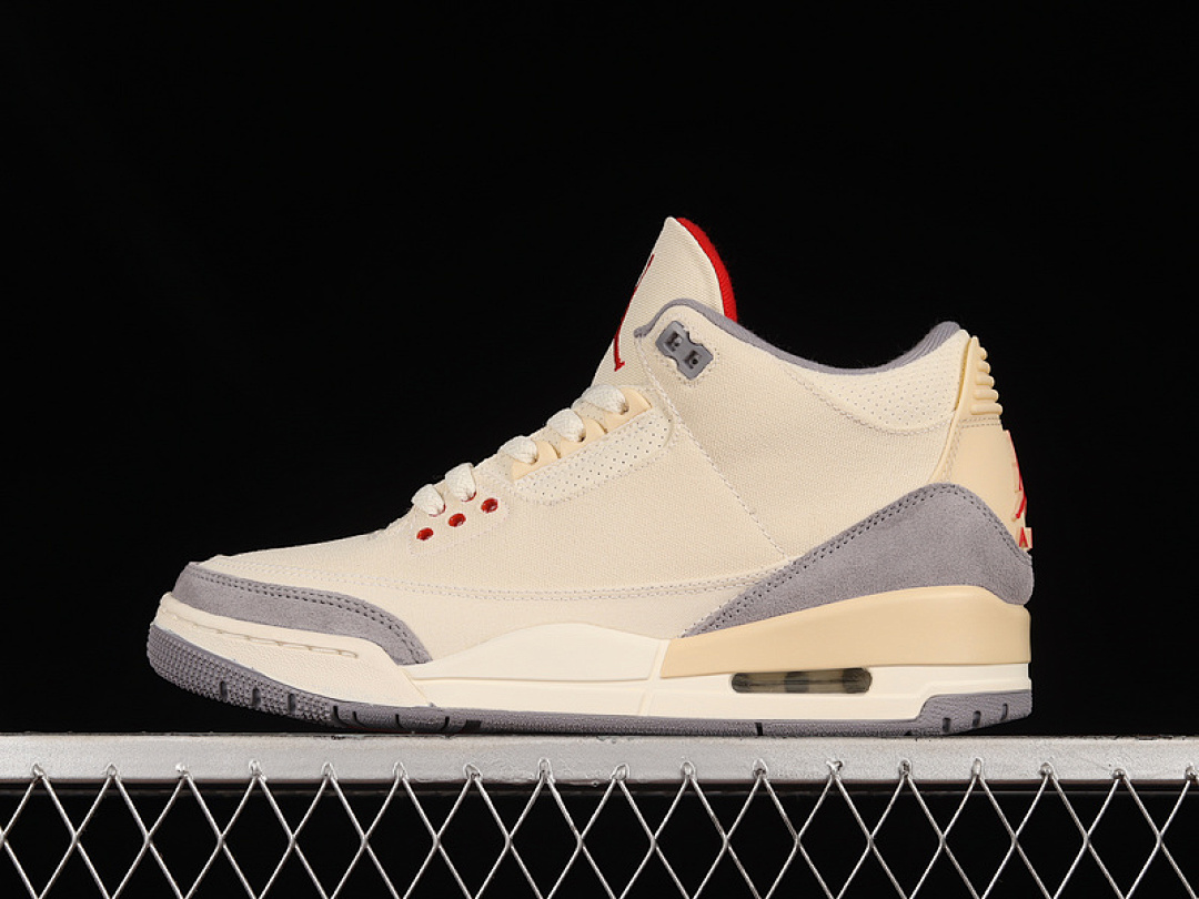 Jordan [DH7139-100]-[AIR JORDAN 3 RETRO SE MUSLIN/UNIVERSITY RED-CEMENT GREY-SAIL]-[MAN:40-47.5], photo 1