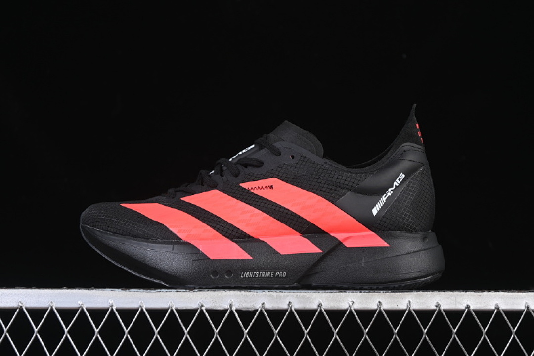 Adidas [JR6658]-[ADIZERO ADIOS 4 M BLACK/ORANGE]-[WOMAN:36-39]-[MAN:40-46] - Image 2