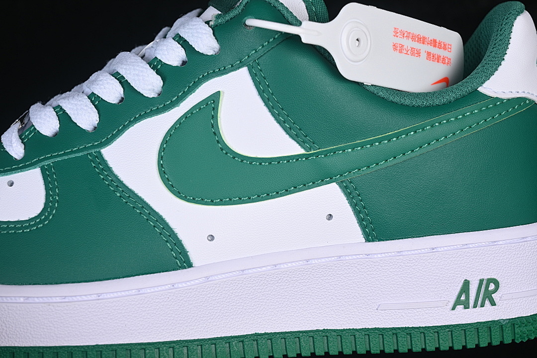 Nike [FJ4146-122]-[AIR FORCE 1 LOW 07 WHITE/WHITE/MALACHITE]-[WOMAN:36-39]-[MAN:40-45] - Image 8