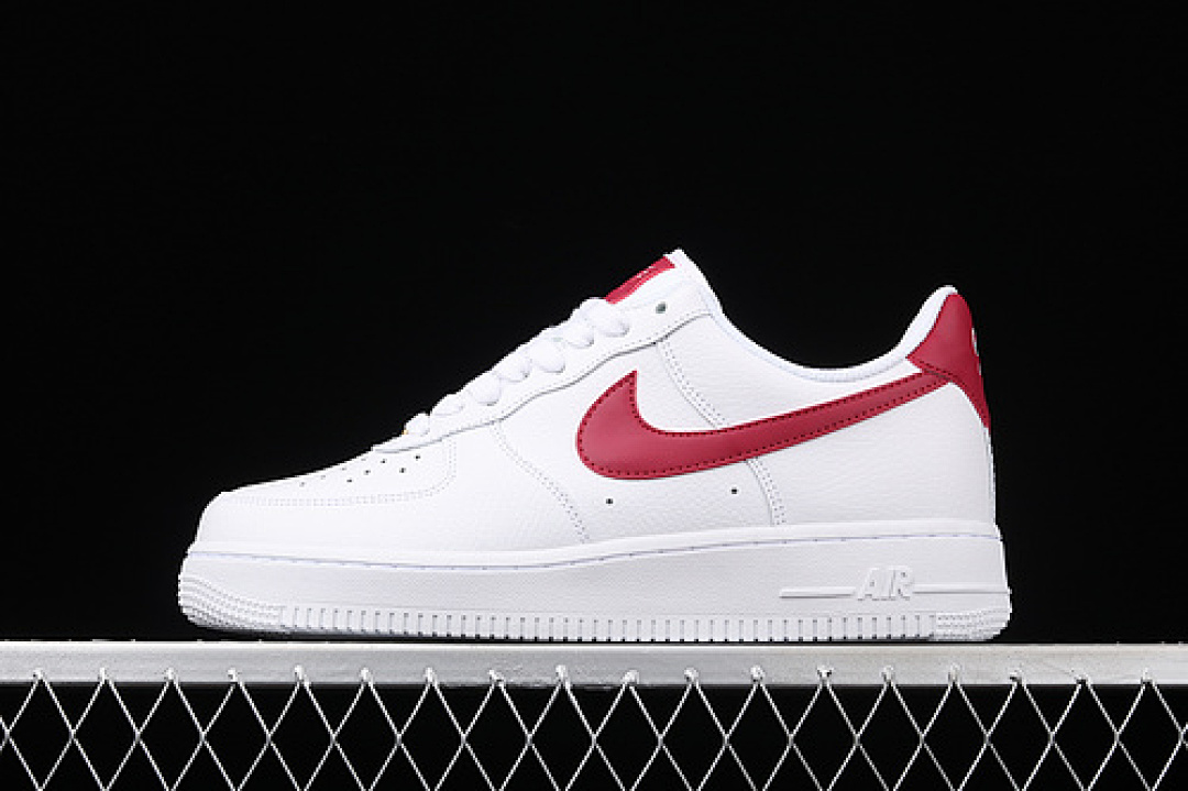 Nike [315115-154]-[AIR FORCE 1 LOW WHITE/NOBLE RED/WHITE/WHITE]-[WOMAN:36-39]-[MAN:40-45], photo 1