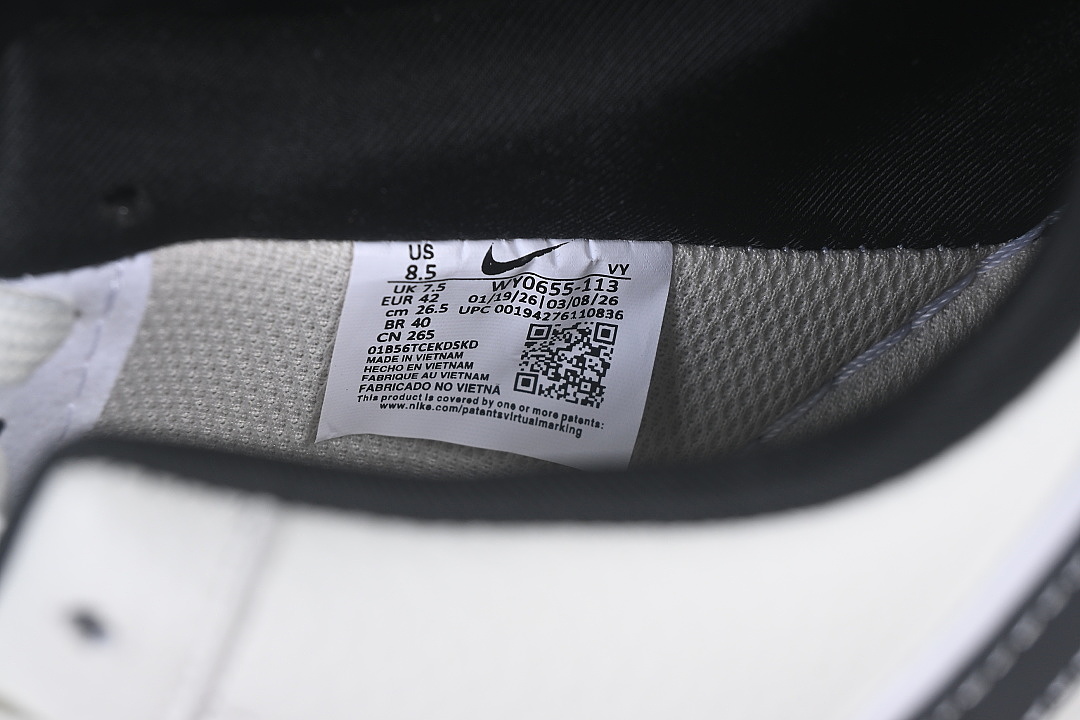 Nike [WY0655-113]-[AIR FORCE 1 07 LOW CASUAL SNEAKERS BLACK/WHITE]-[WOMAN:36-39]-[MAN:40-45] - Image 5