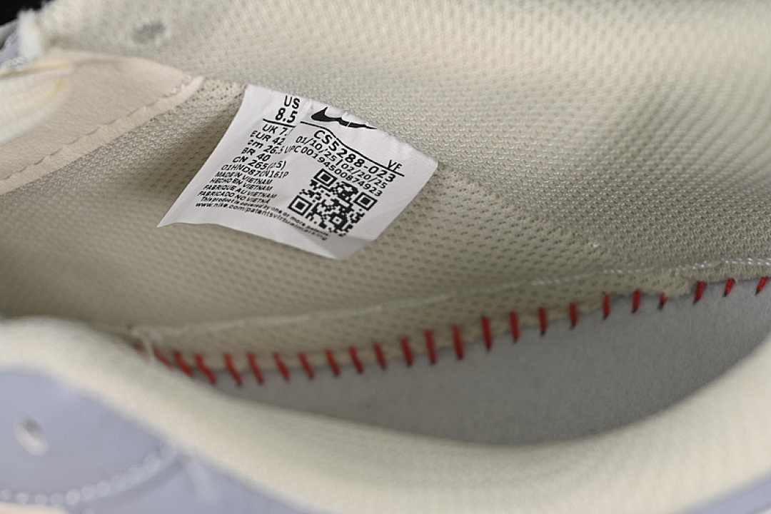Nike [CS5288-023]-[AIR FORCE 1 07 LOW JUST DO IT WHITE/GREY/BLACK]-[WOMAN:36-39]-[MAN:40-45] - Image 6