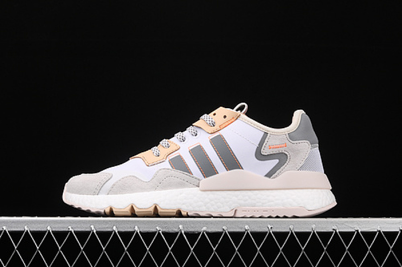 NITE JOGGER SHOES CLOUD WHITE/LINEN/GLOW ORANGE · EF5426, photo 1
