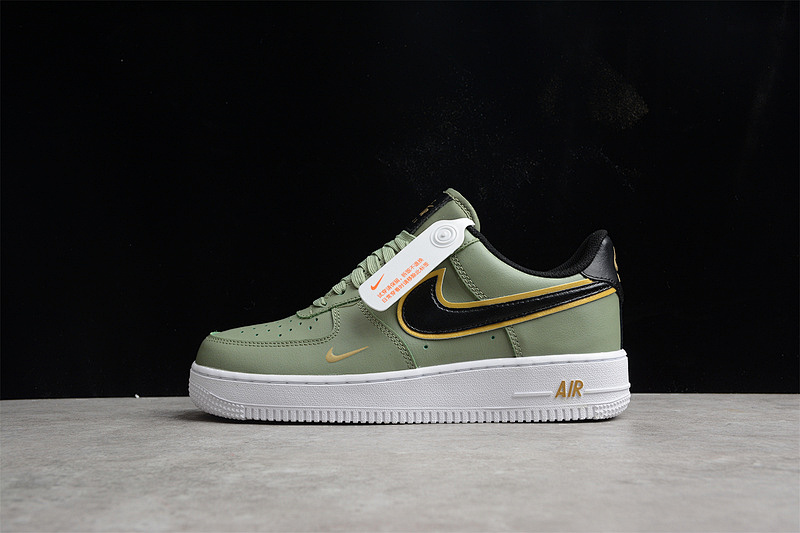 Nike Nike AIR FORCE 1 LOW 07 LV8 OIL GREEN/BLACK/METALLIC GOLD · DA8481-300, photo 1