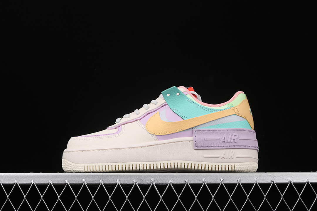 Nike Nike AIR FORCE 1 SHADOW PALE IVORY/CELESTIAL GOLD/TROPICAL TWIST · CI0919-101, photo 1