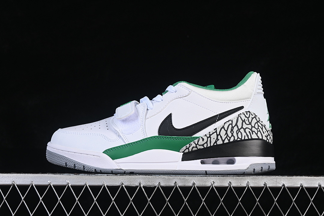 Jordan Jordan LEGACY 312 LOW WHITE/PINE GREEN · FN3407-101, photo 1