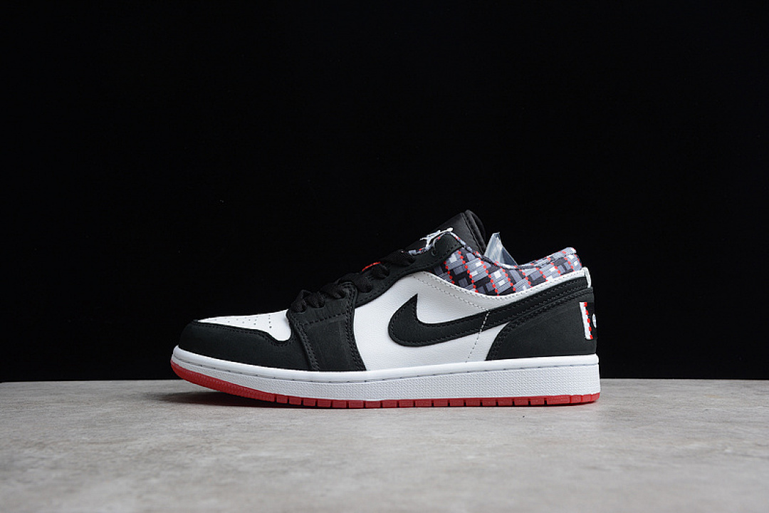 Jordan [DM0095-106]-[CJ AIR JORDAN 1 LOW QUAI 54 2021 WHITE/BLACK/RED]-[MAN:40-45], photo 1