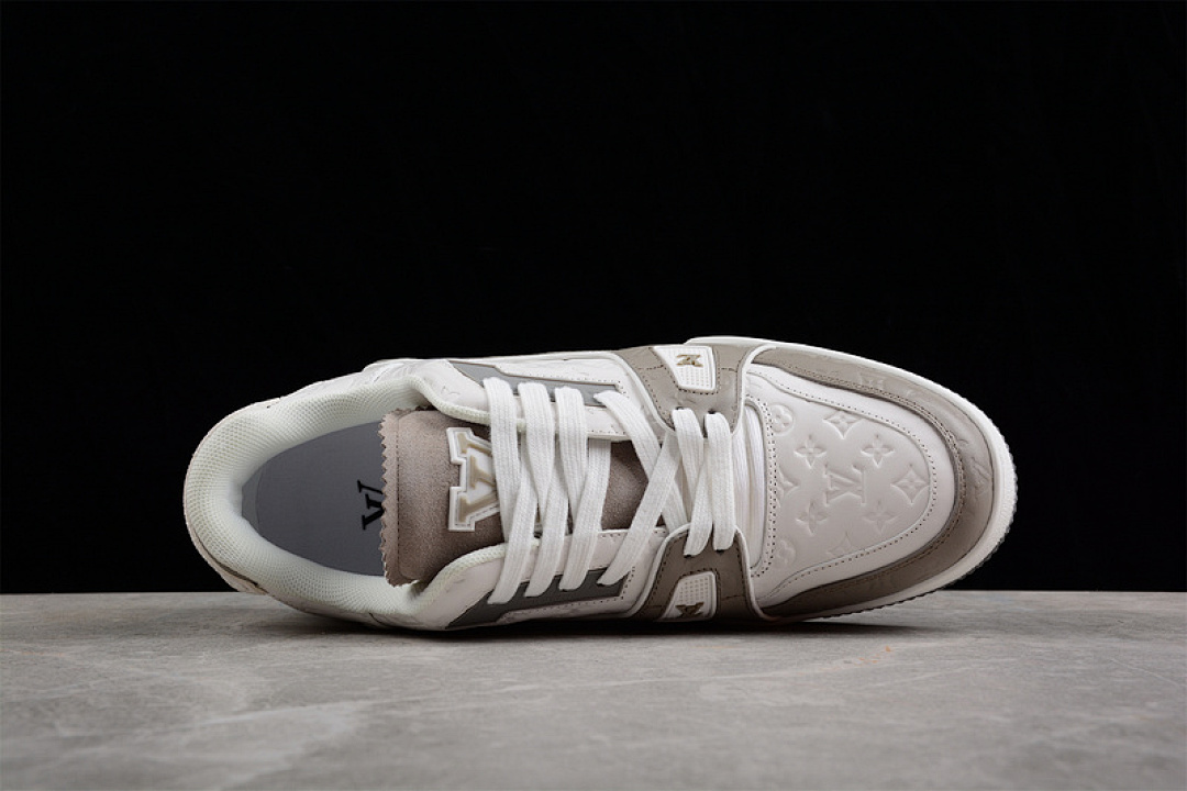 Louis Vuitton [L*V TRAINER LOW SNEAKER WHITE/WHITE/GREY]-[WOMAN:35-39]-[MAN:40-45] - Image 14