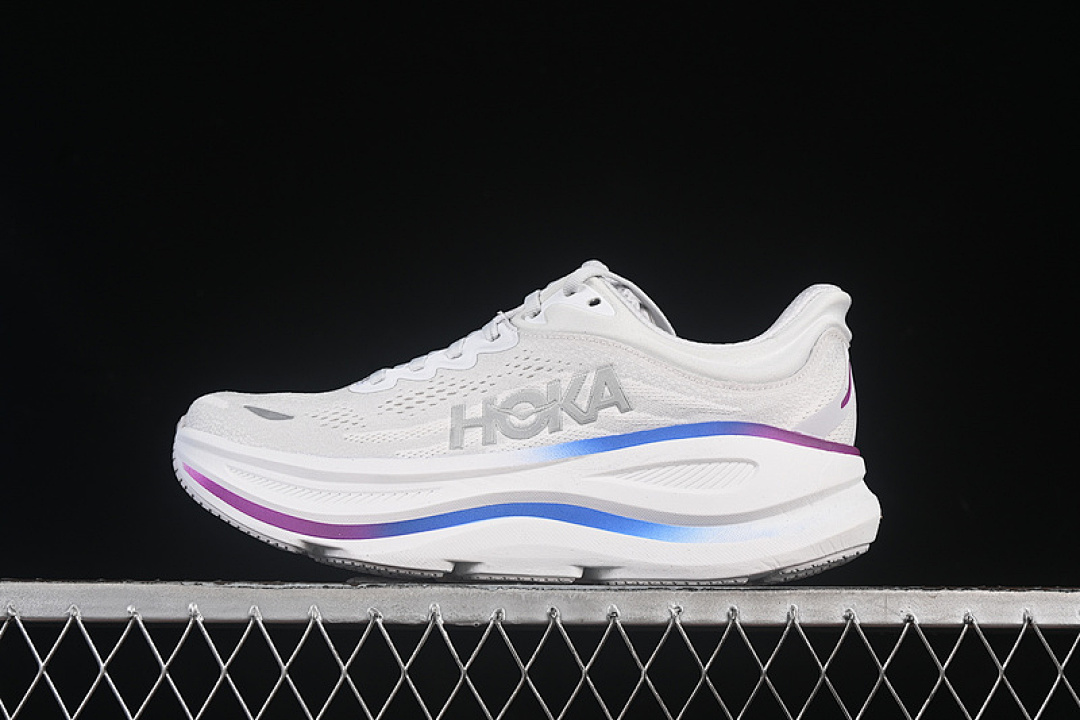On Running [1162012 CYWH]-[HOKA ONE BONDI 9 GREY/BLUE/WHITE]-[WOMAN:36-39]-[MAN:40-45] - Image 2