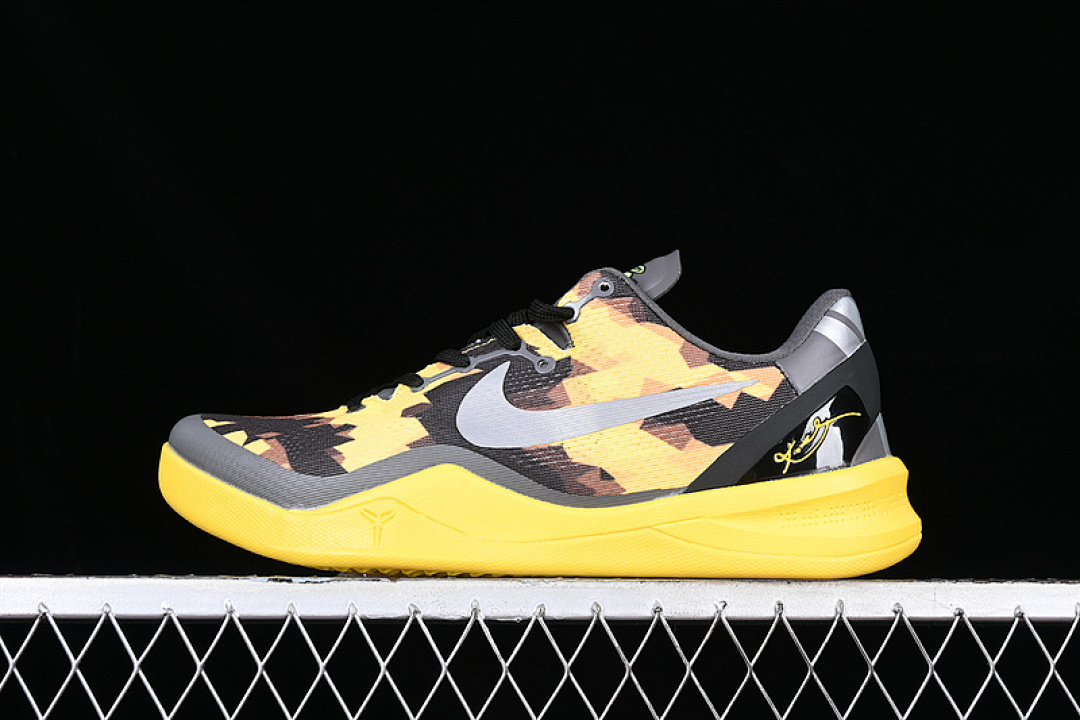 Nike [555286-077]-[KOBE 8 SYSTEM GREY/YELLOW/BLACK]-[MAN:40-46] - Image 3