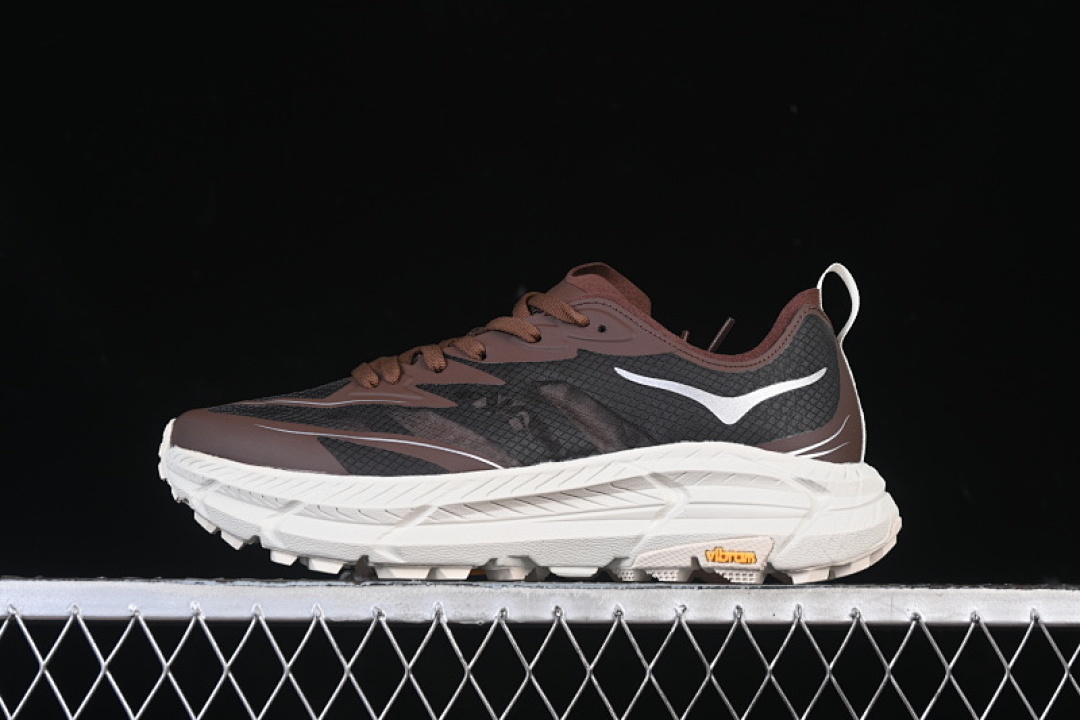 Hoka [1168450 CWTM]-[HOKA ONE SATISFY RUNNING MAFATE TRAIL WHITE/BROWN/BLACK]-[UNISEX:36-45] - Image 16
