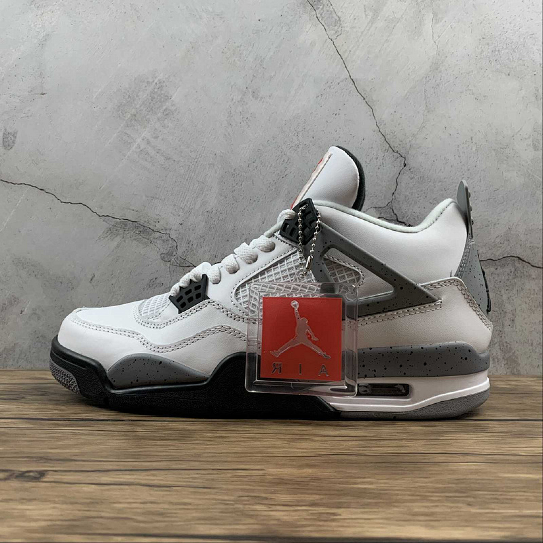 Jordan [308497-103]-[AIR JORDAN 4 RETRO CEMENT 2012 WHITE/BLACK-CEMENT GREY]-[MAN:40-47.5], photo 1