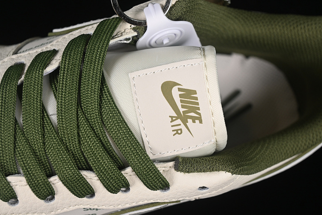 Nike [XX3168-148]-[AIR FORCE 1 07 LOW SUPREME WHITE/GREEN]-[WOMAN:36-39]-[MAN:40-45] - Image 9