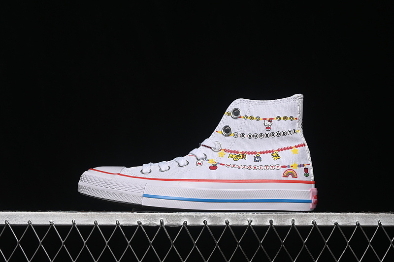 HELLO KITTY X CASUAL SKATE SHOES WHITE/RED/BLUE · A17699C, photo 1