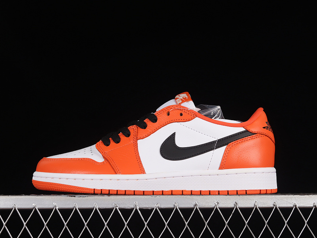 Jordan [CZ0790-801]-[CY AIR JORDAN 1 RETRO LOW OG STARFISH/WHITE/BLACK]-[MAN:40-47.5], photo 1