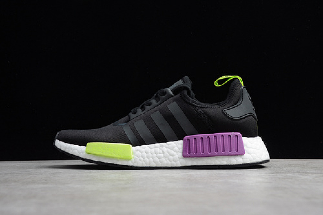 Purple [D99627]-[NMD R1 BLACK/PURPLE/GREEN]-[WOMAN:36-39]-[MAN:40-45], photo 1