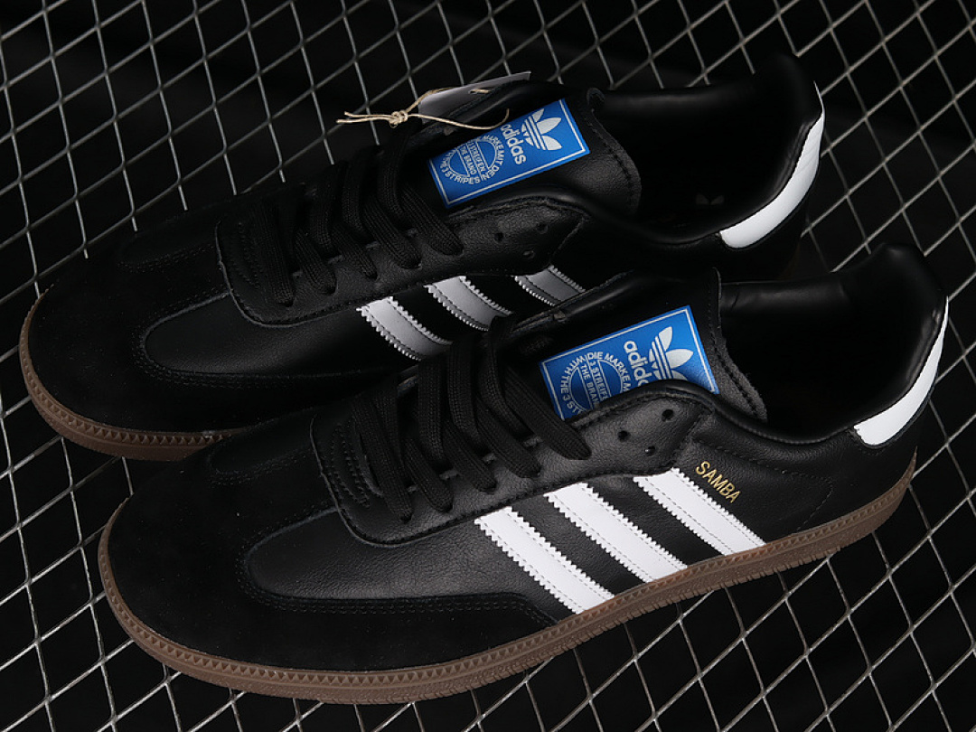 Adidas [B75807]-[SAMBA OG SHOES CORE BLACK/CLOUD WHITE/GUM]-[WOMAN:36-39]-[MAN:40-45] - Image 11