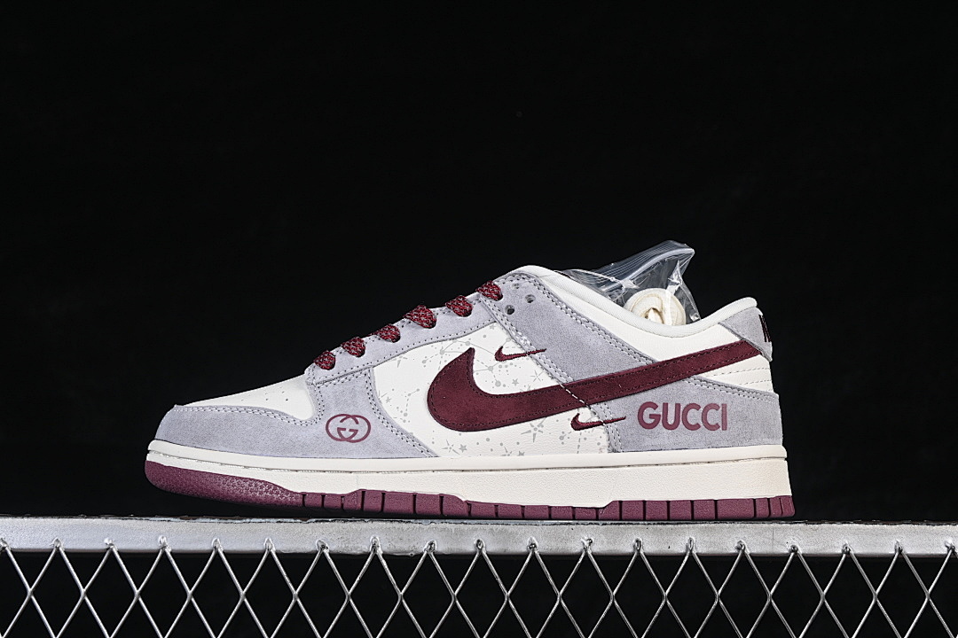 Nike SB DUNK LOW WHITE/RED/WINE RED · DN3168-012, photo 1