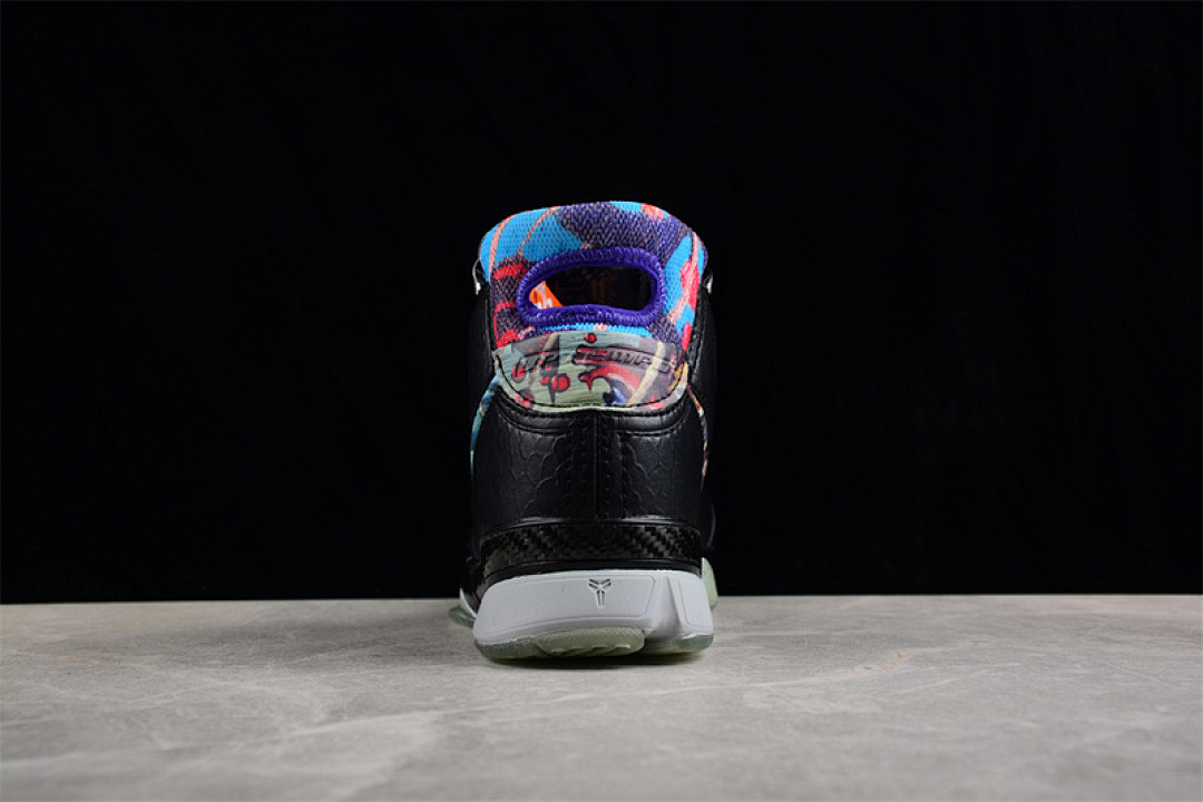 Nike [640221-001]-[ZOOM KOBE 1 BLACK/MULTI-COLOR-WOLF GREY]-[MAN:40-46] - Image 12
