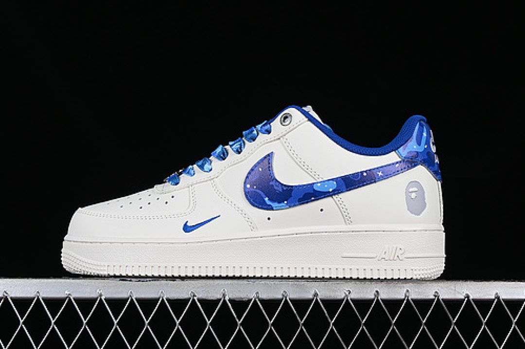 Nike Nike AIR FORCE 1 07 LOW WHITE/GREY/BLUE · PF9055-759, photo 1