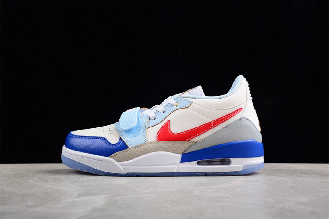 Jordan [CD7069 -166]-[AIR JORDAN LEGACY 312 LOW WHITE/BLUE/RED/GREY]-[WOMAN:36-39]-[MAN:40-46], photo 1