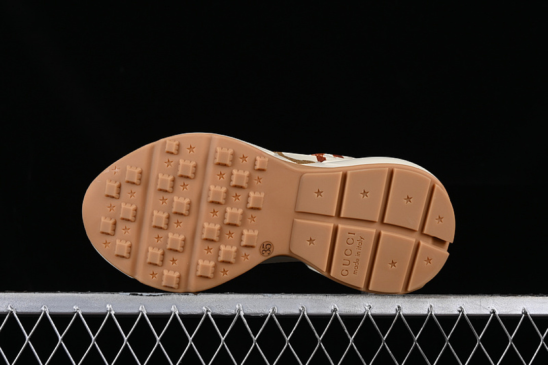 On Running [DRW009022]-[GU*CCI RHYTON VINTAGE TRAINER SNEAKER BROWN/ORANGE/BLUE/GREY]-[WOMAN:35-39] - Image 16