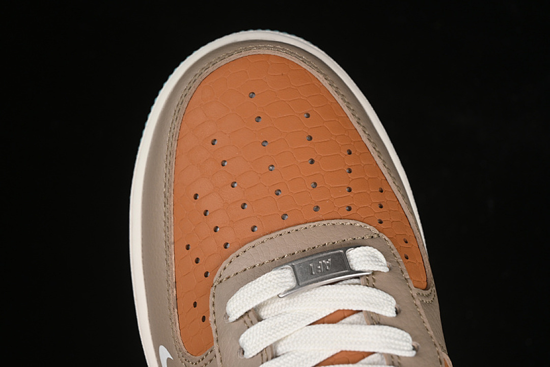 Nike [LW9279-006]-[AIR FORCE 1 07 LOW TS WHITE/GREY/BROWN]-[WOMAN:36-39]-[MAN:40-45] - Image 10