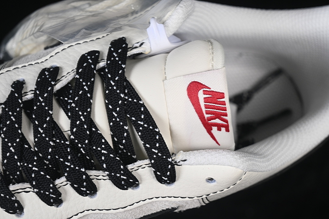Nike [KG6699-F42]-[AIR FORCE 1 07 LOW CASUAL SHOES BLACK/GREY/WHITE/RED]-[WOMAN:36-39]-[MAN:40-45] - Image 8