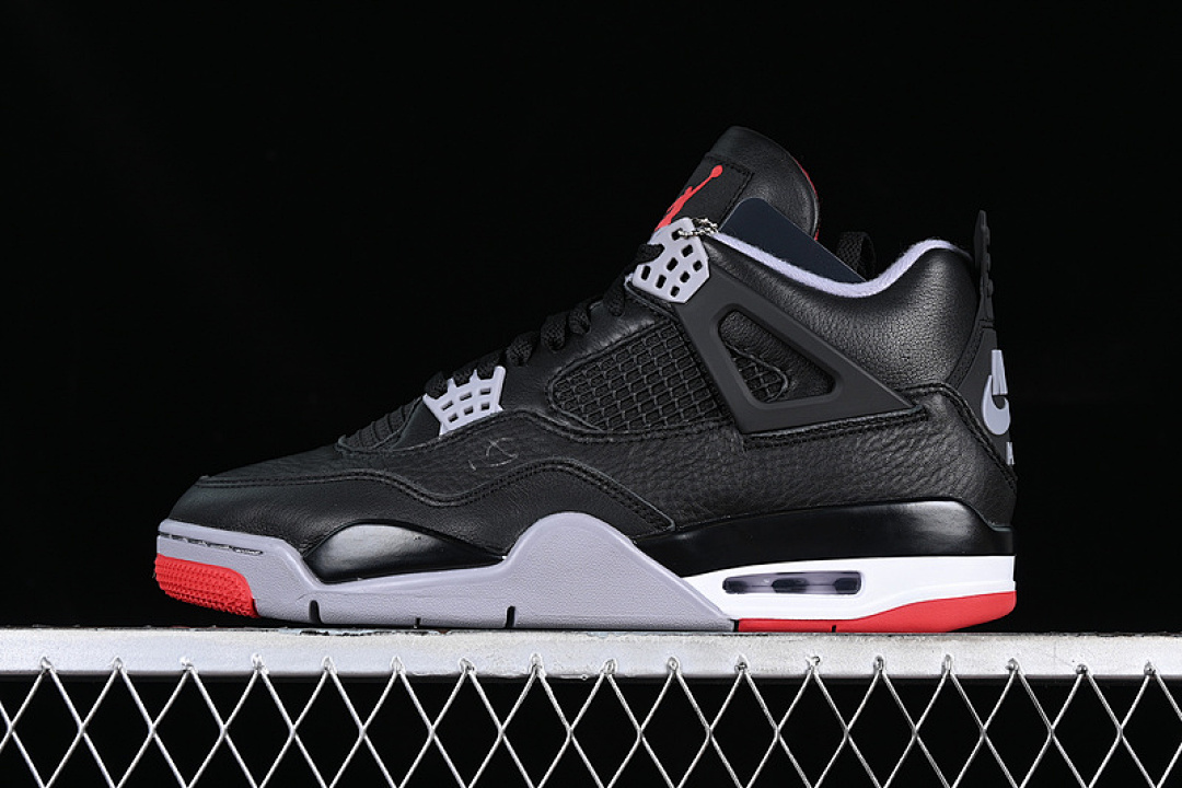 Jordan AIR Jordan 4 RETRO BRED REIMAGINED GREY/BLACK/RED · FV5029-006, photo 1