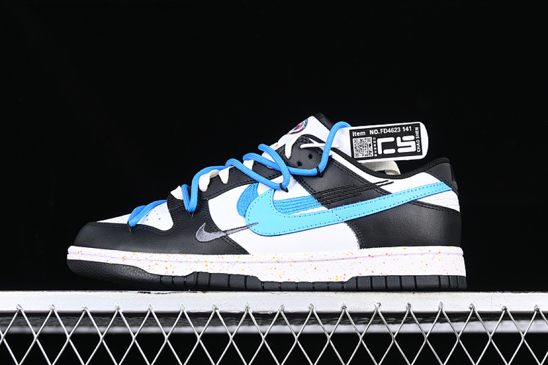 Unbranded [FD4623-141]-[DUNK LOW MULTI COLOR WHITE/BLACK/BLUE]-[WOMAN:36-39]-[MAN:40-46], photo 1