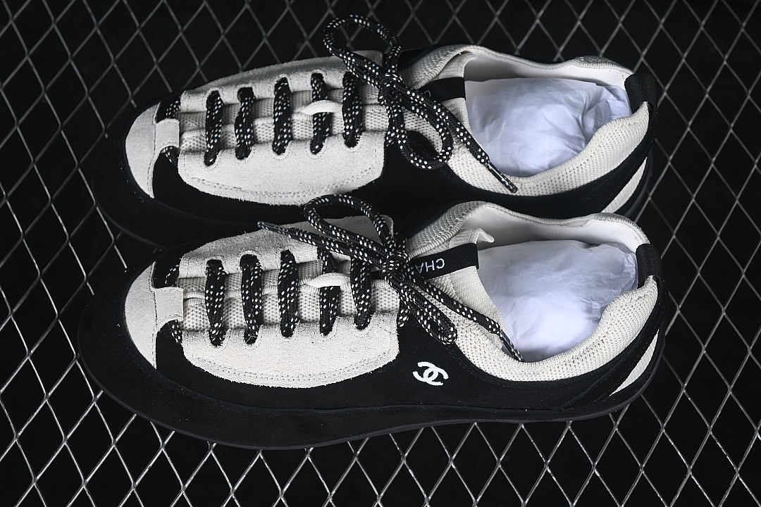 Chanel [G47413]-[26A RETRO COLOR BLOCKED CASUAL LIFE SHOES BLACK/INKINESS]-[WOMAN:35-39]-[MAN:40] - Image 10