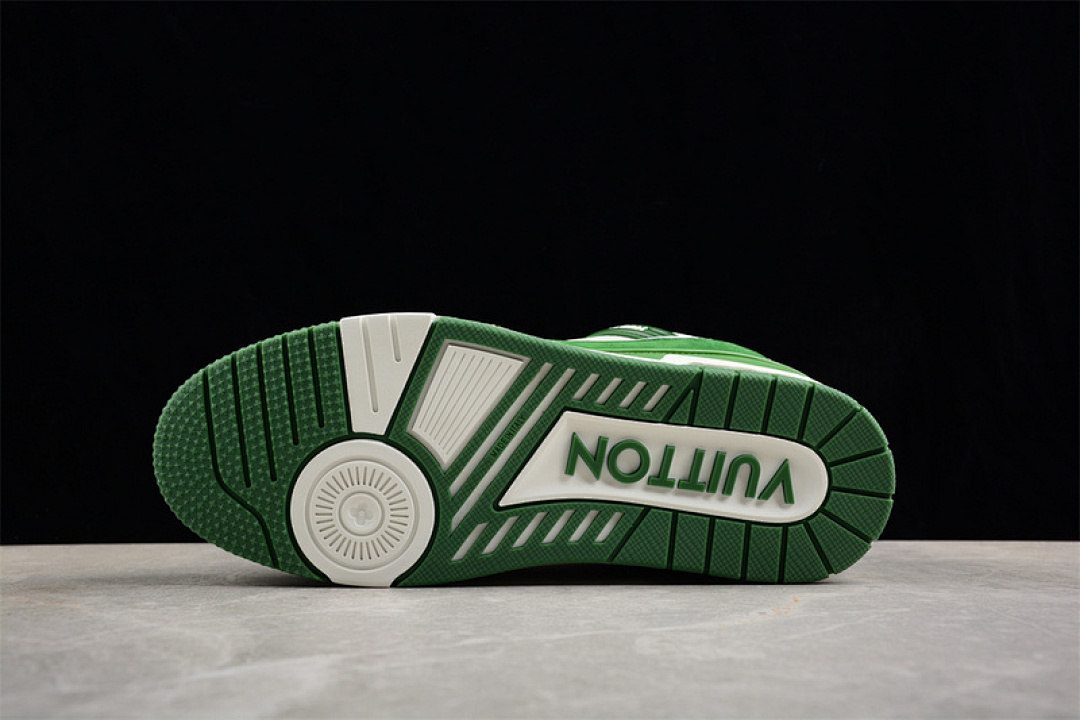 Louis Vuitton [LOUIS VUITTON TRAINER SNEAKER LOW L*V WHITE/GREEN]-[WOMAN:35-39]-[MAN:40-45] - Image 15