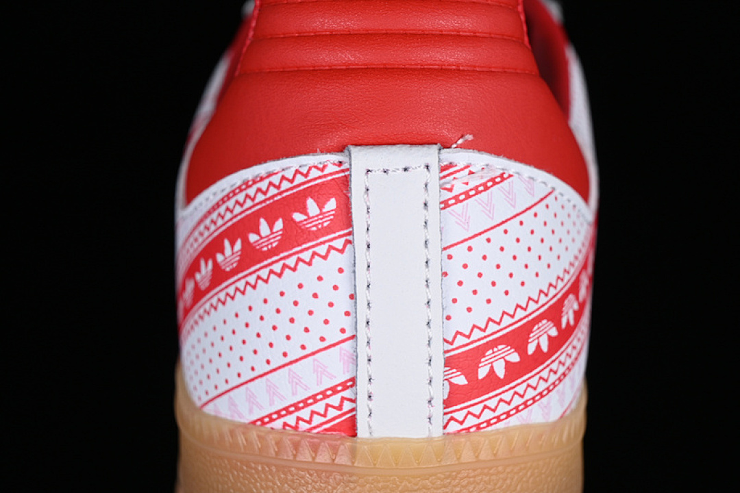 Adidas [GZ4711]-[ADIDAS SAMBA VEGAN CHRISTMAS CLOUD WHITE/SHADOW NAVY/VIVID RED]-[WOMAN:36-39]-[MAN:40 - Image 6