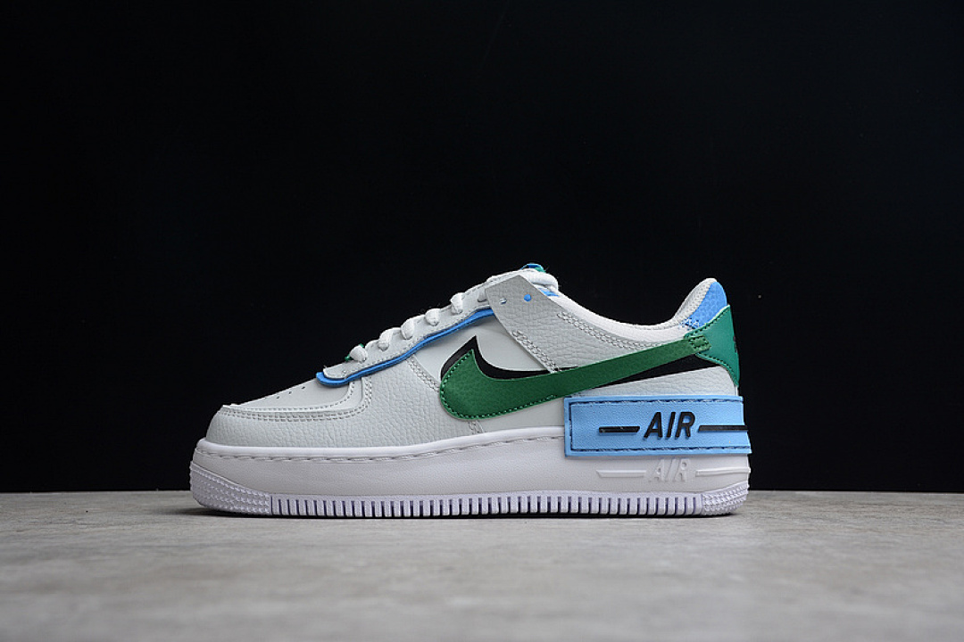 Nike [CI0919-004]-[AIR FORCE 1 SHADOW PHOTON DUST/MALACHITE/BLACK]-[WOMAN:35-40], photo 1