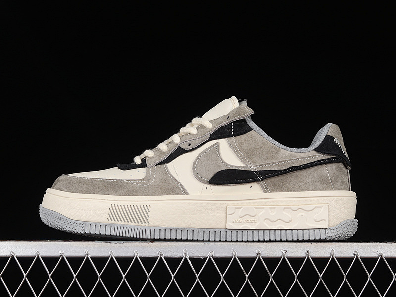 Nike Nike AIR FORCE 1 FONTANKA BEIGE/BLACK/GREY · CW6688-803, photo 1