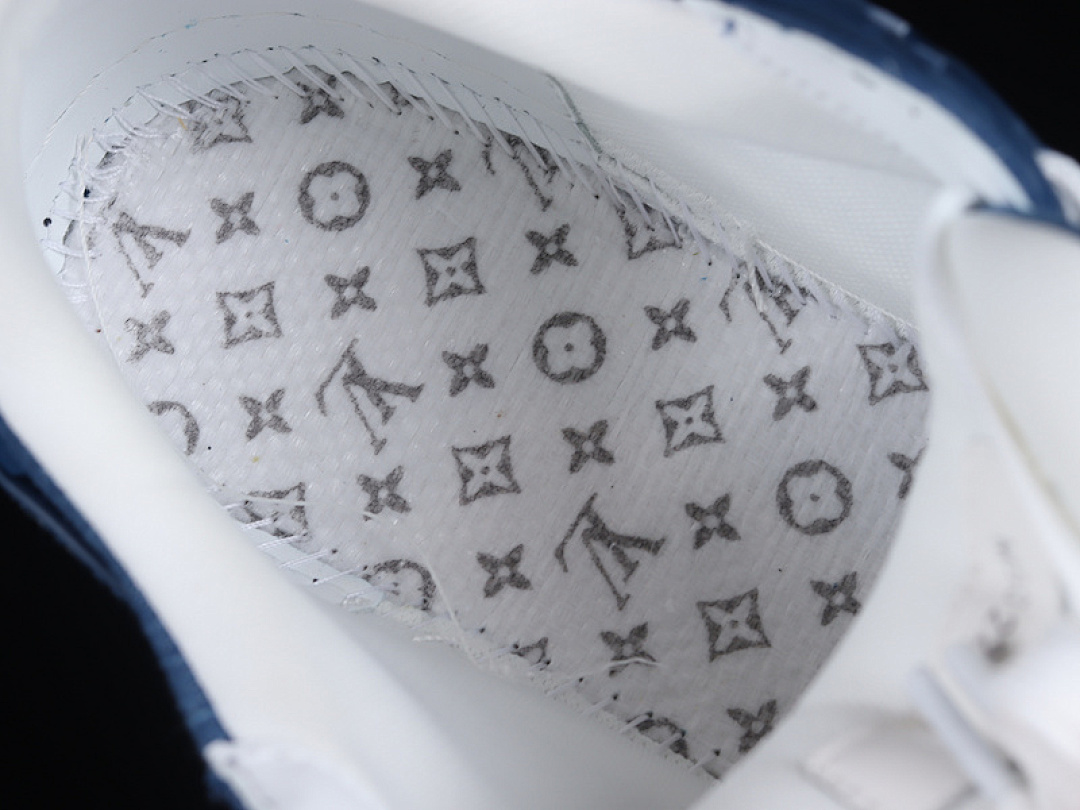 Louis Vuitton [L*V FASHION CATWALK SNEAKERS NAVY BLUE/WHITE/GREEN]-[MAN:38-46] - Image 13