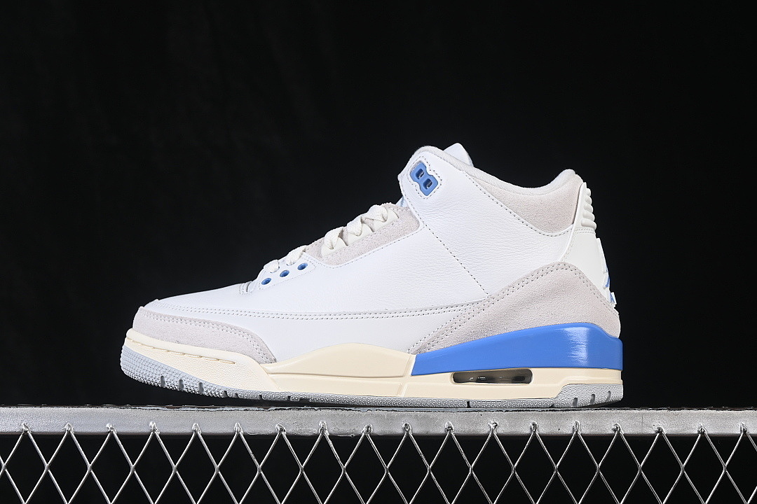 Unbranded [CT8532-101]-[JORDAN 3 RETRO SUMMIT WHITE/BLUE-PHOTON DUST-PURE PLATINUM-SAIL]-[MAN:40-48.5] - Image 2