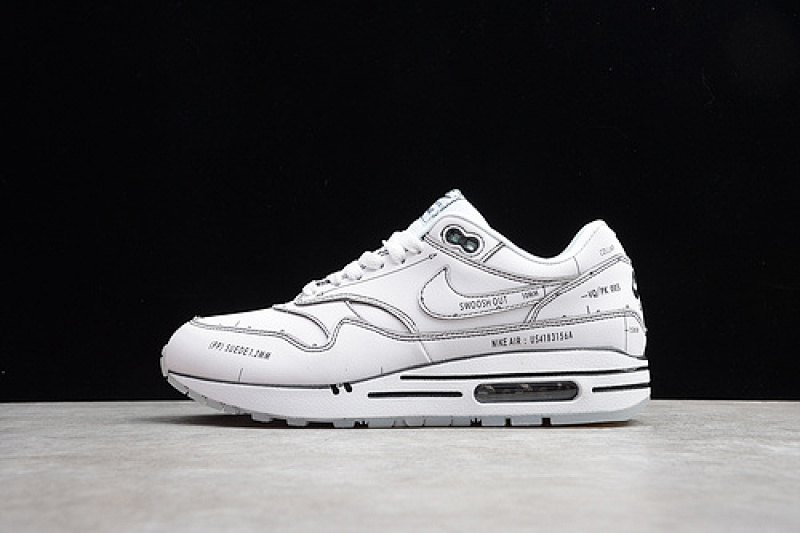 Nike AIR MAX 1 TINKER SCHEMATIC WHITE/BLACK-VAST GREY · CJ4286-100, photo 1