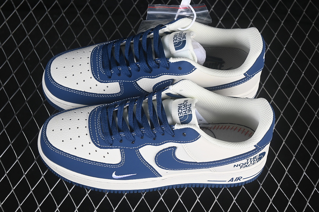 Nike [DD1982-366]-[AIR FORCE 1 07 LOW CASUAL SNEAKERS NAVY BLUE/WHITE]-[WOMAN:36-39]-[MAN:40-45] - Image 10