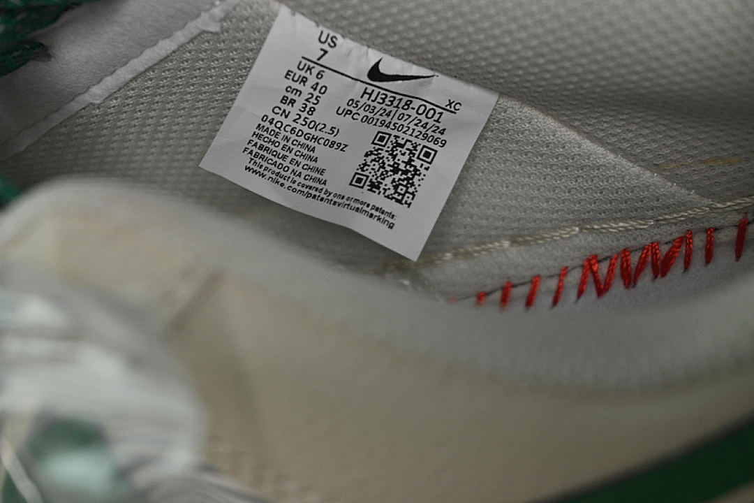 Nike [HJ3318-001]-[AIR FORCE 1 07 LOW WHITE/GREEN]-[WOMAN:36-39]-[MAN:40-45] - Image 6