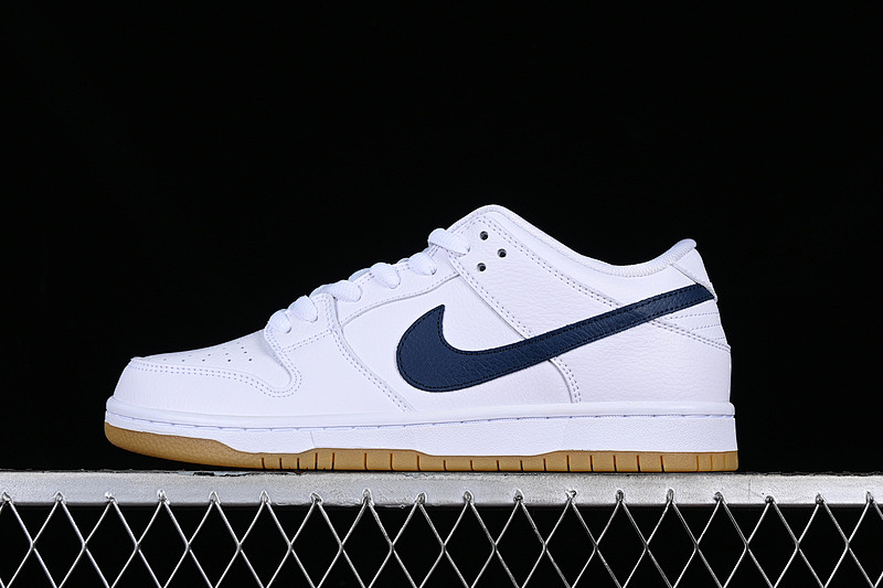 Nike DUNK LOW PRO ISO SB ORANGE LABEL WHITE/NAVY/WHITE/SAFETY ORANGE · CZ2249-100, photo 1