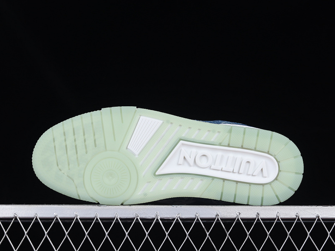 Louis Vuitton [L*V FASHION CATWALK SNEAKERS NAVY BLUE/WHITE/GREEN]-[MAN:38-46] - Image 2