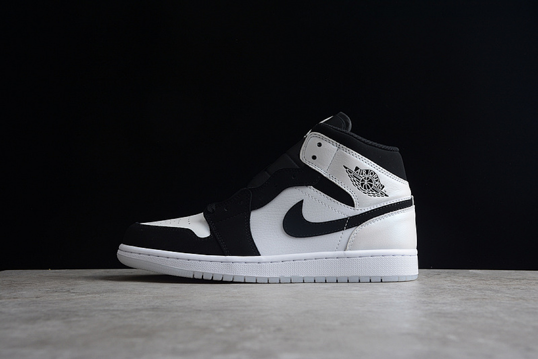 Jordan [DH6933-100]-[CJ AIR JORDAN 1 MID SE DIAMOND WHITE/BLACK/WHITE]-[WOMAN:35.5-39]-[MAN:40-46], photo 1