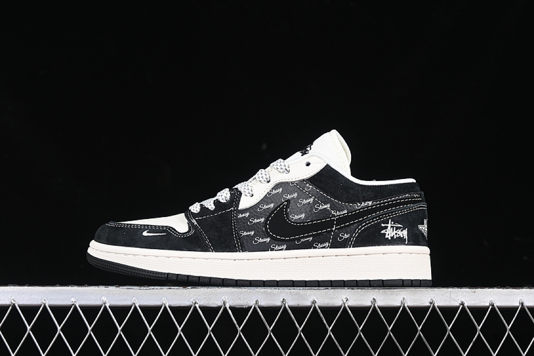 Jordan [FC1688-199]-[AIR JORDAN 1 LOW BLACK/WHITE/GREY]-[WOMAN:36-39]-[MAN:40-45], photo 1