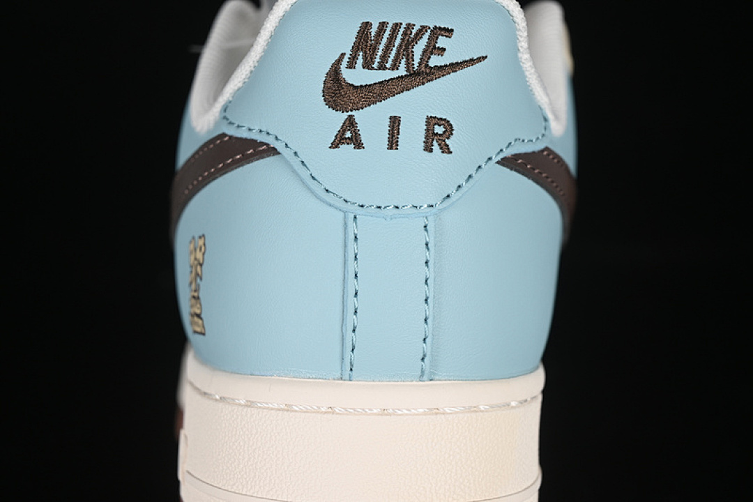 Nike [JJ2508-702]-[AIR FORCE 1 07 LOW LV WHITE/GREY/BLUE/BROWN]-[WOMAN:36-39]-[MAN:40-45] - Image 7