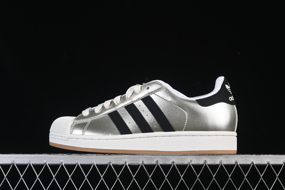 Adidas ORIGINALS SUPERSTAR II SHELL TOE SHOES SILVER/WHITE/BLACK · JR2691, photo 1