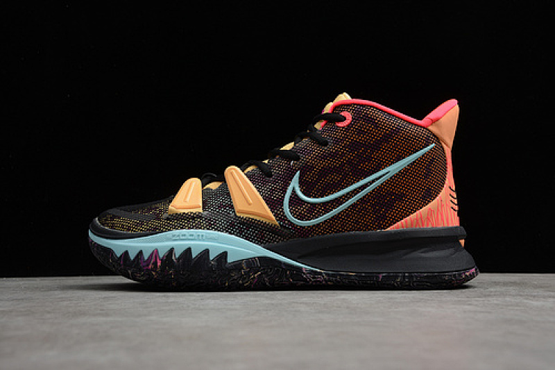 KYRIE 7 PRE HEAT EP BLACK/YELLOW/RED-BLUE · DC0588-002, photo 1