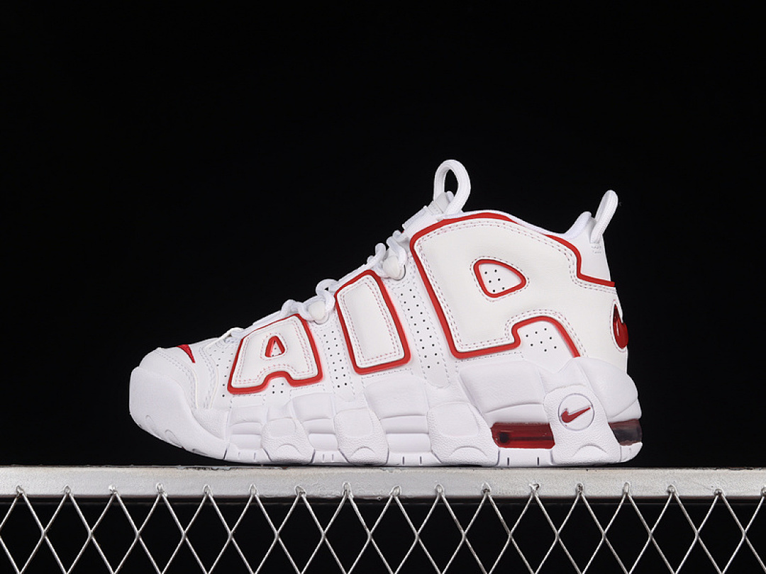 Nike Nike AIR MORE UPTEMPO GS 2021 WHITE/VARSITY RED · DJ5988-100, photo 1