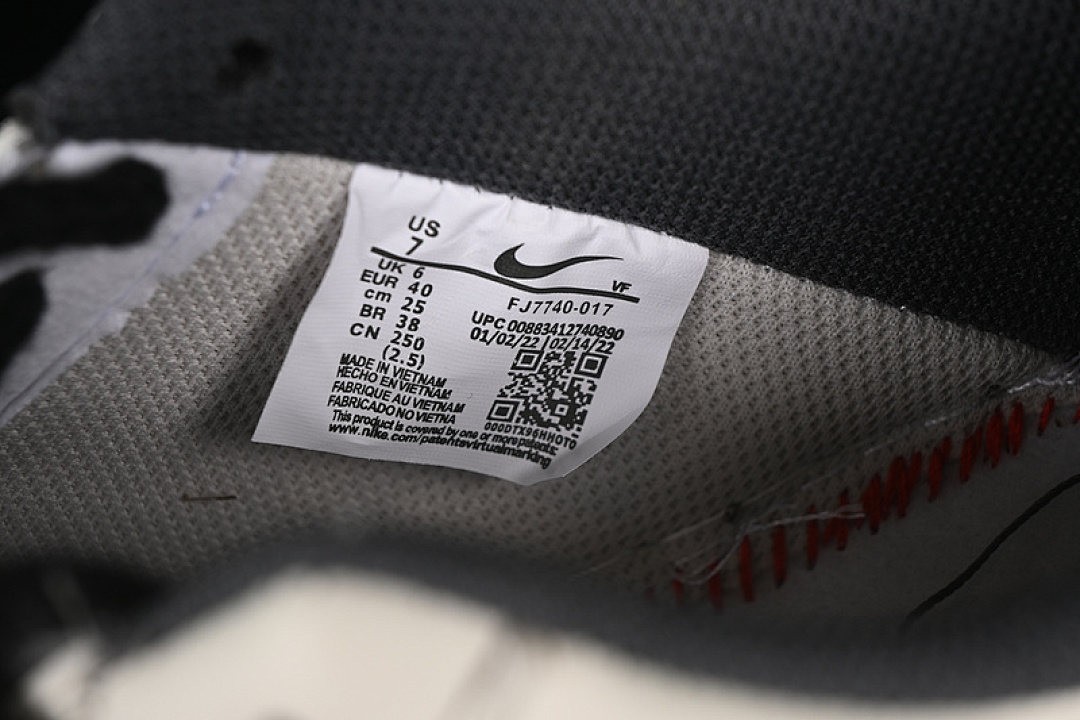 Nike [FJ7740-710]-[AIR FORCE 1 07 LOW LITTLE BLACK CAT WHITE/GREY/BLACK]-[WOMAN:36-39]-[MAN:40-45] - Image 6